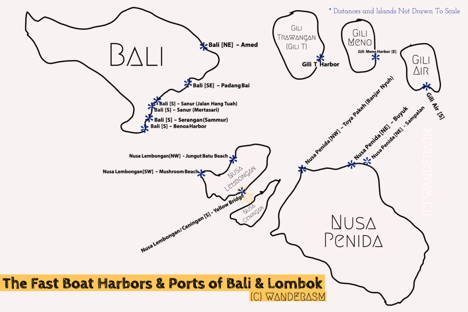 Fast Boat Ports and Ports of Bali and Lombok